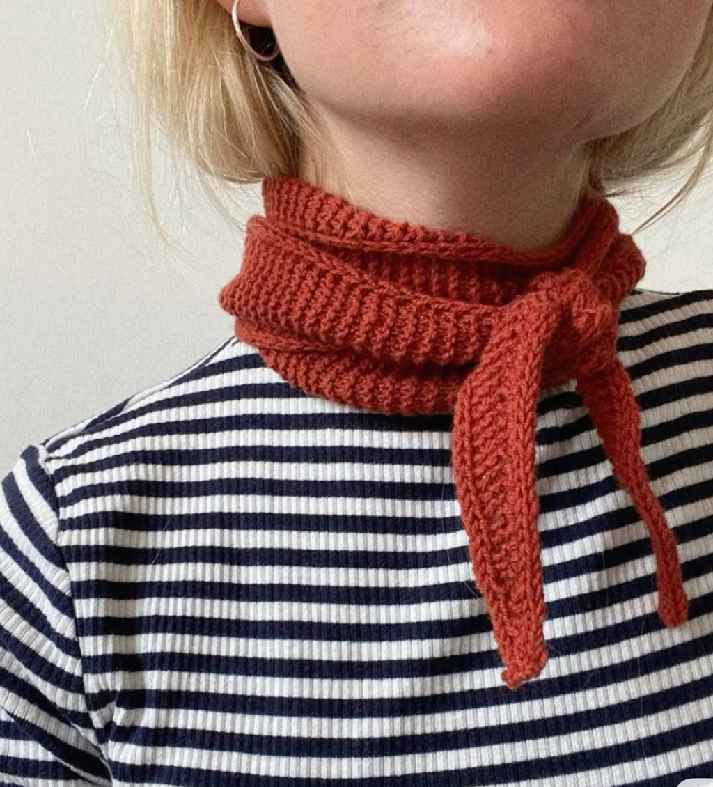 Patron PDF Scandi Scarf - Débutant