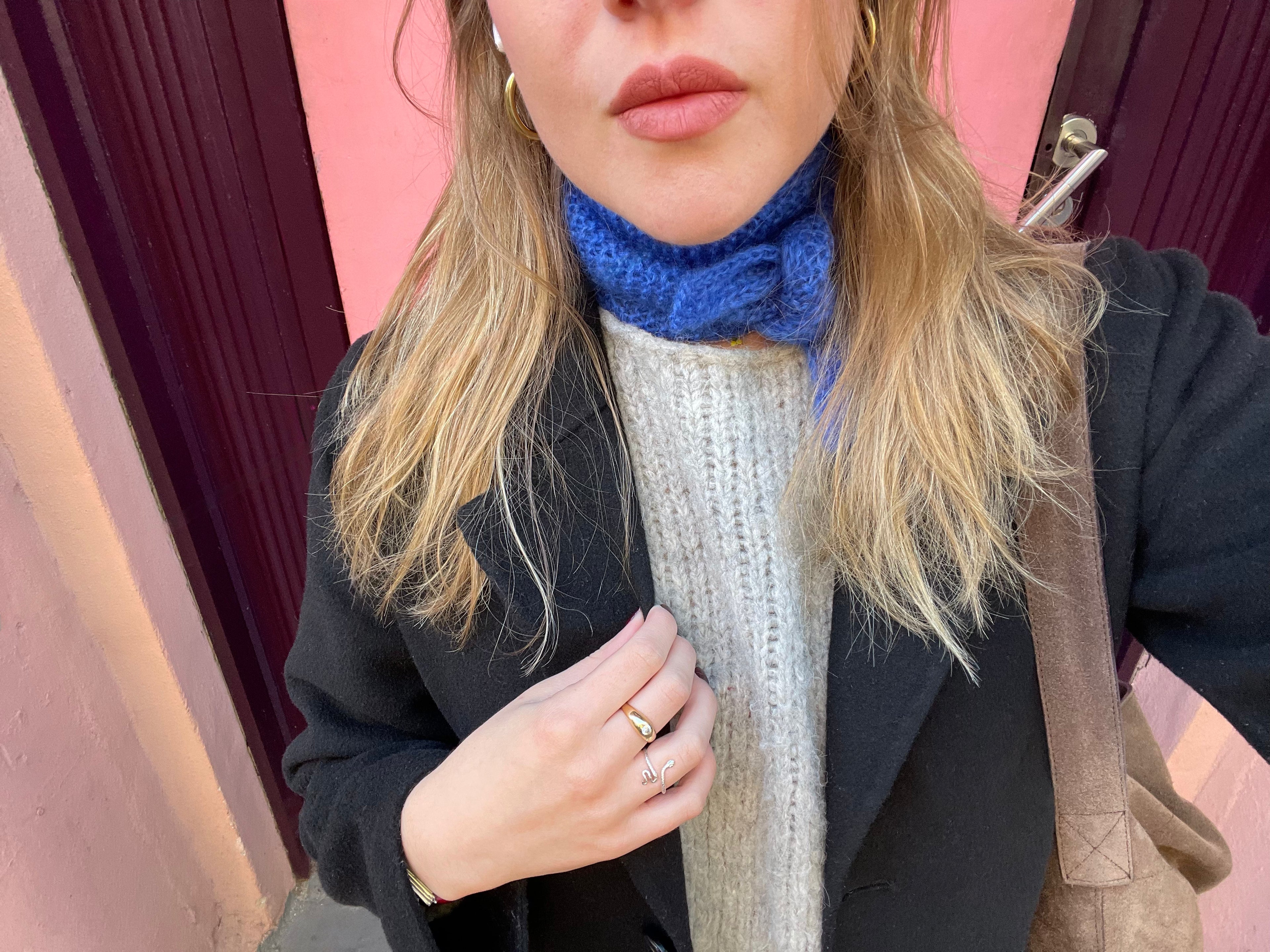 Patron PDF Scandi Scarf - Débutant