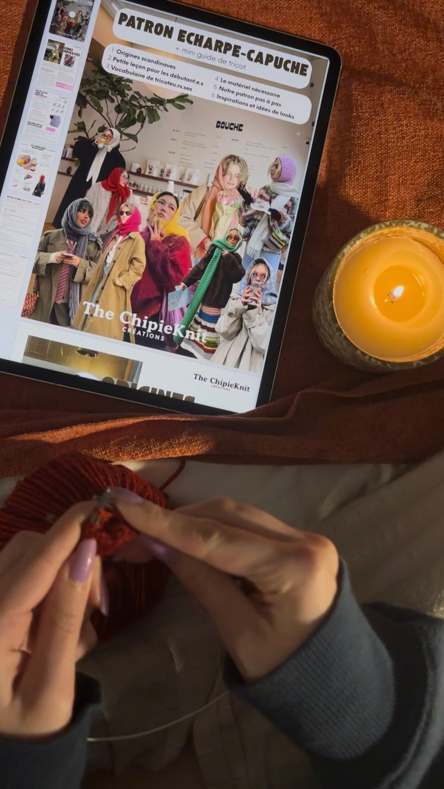 Patron PDF Scandi Hood - Débutant